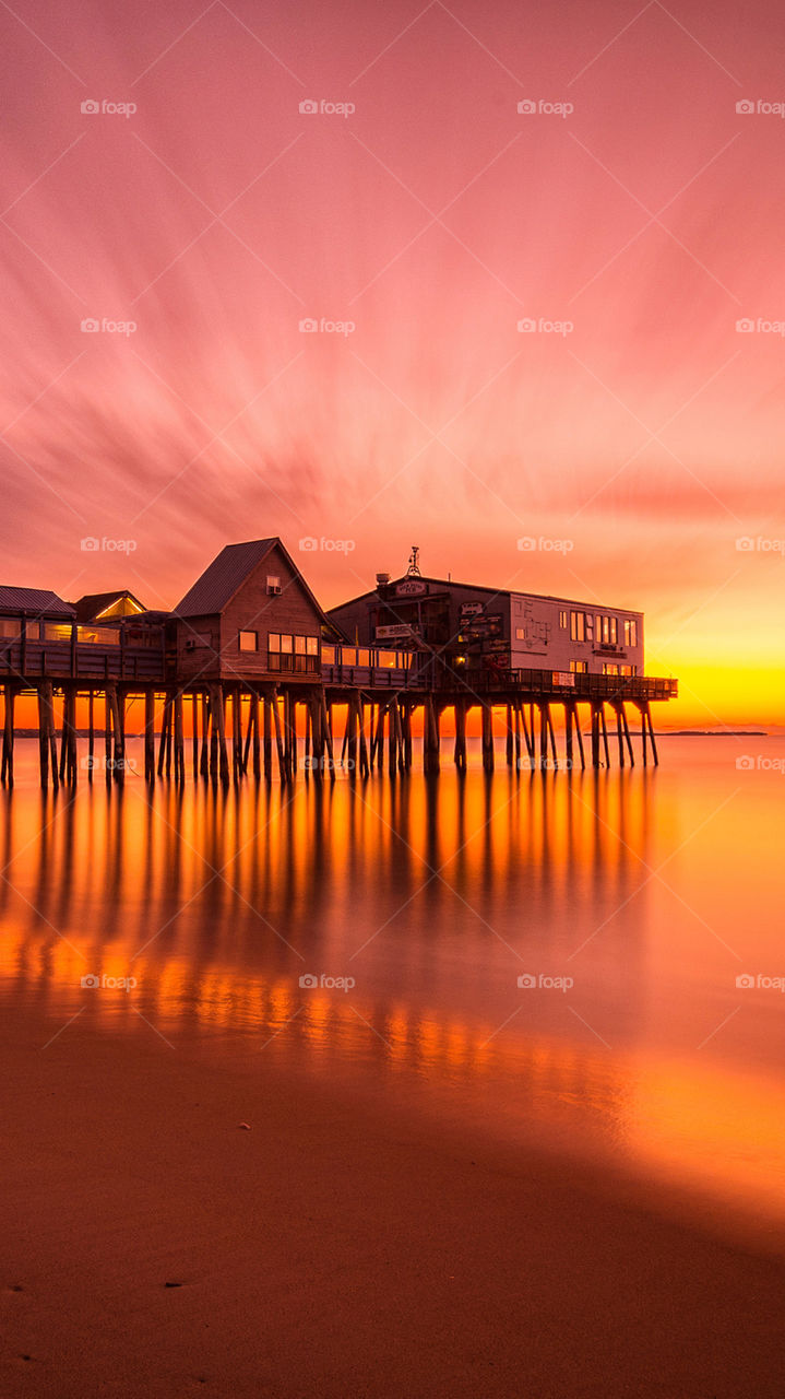 Sunset, Water, Dawn, No Person, Dusk