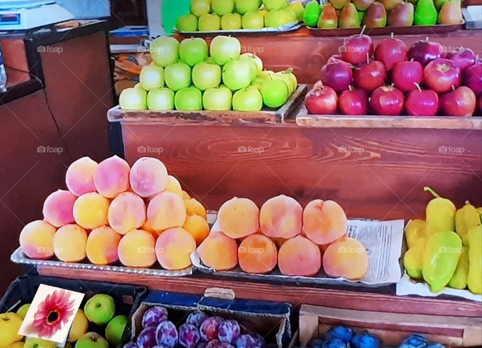 Inside the store_fruits and vegetables