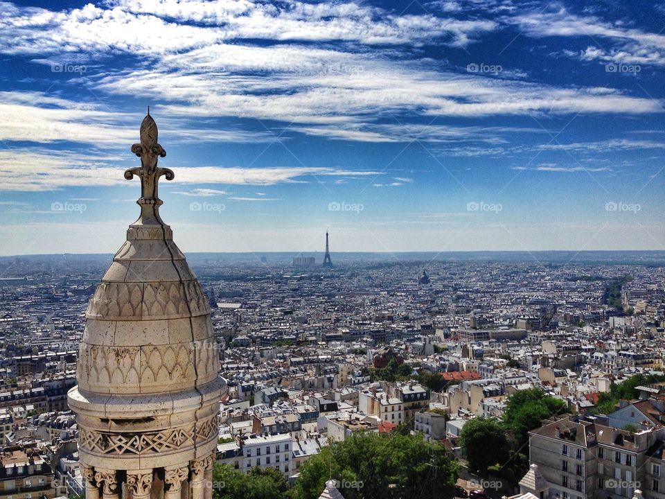 Paris, France from Sacré-Cœur