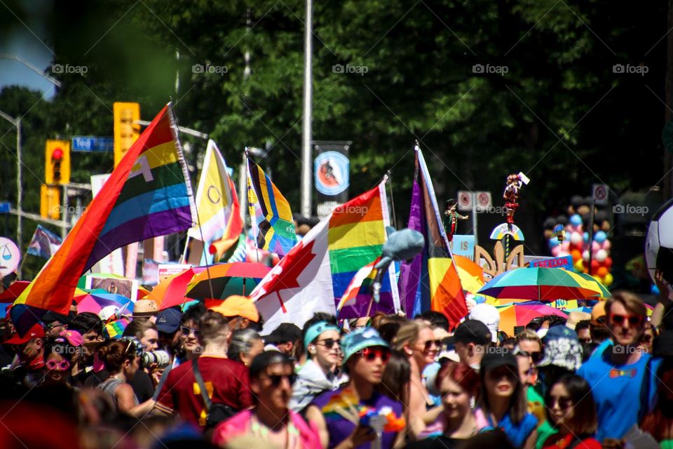 Pride parade in Toronto