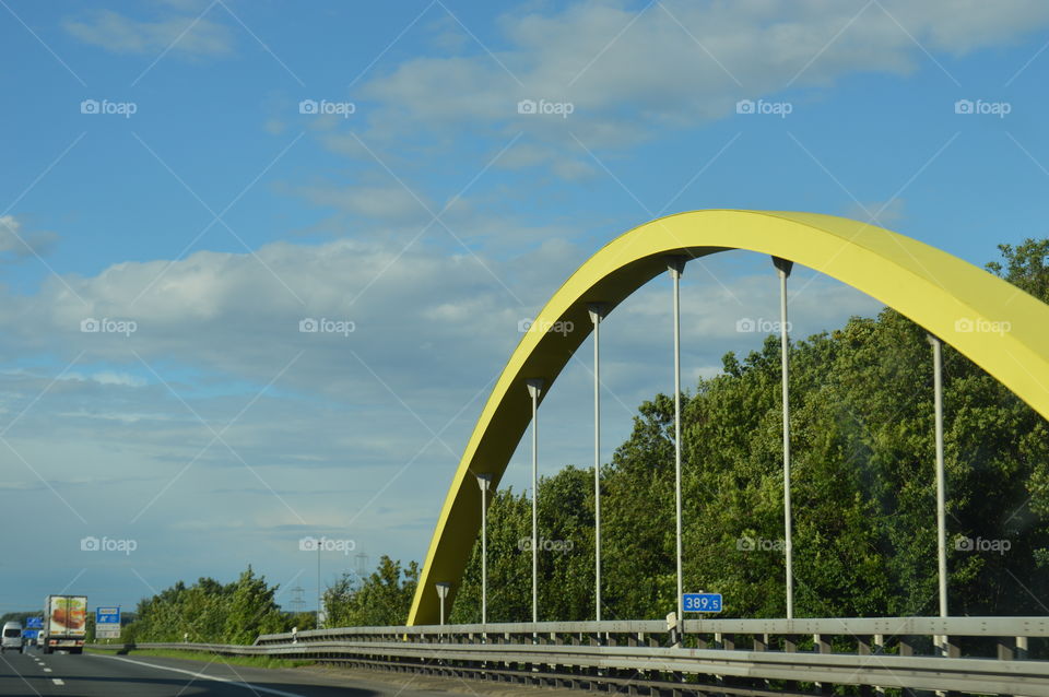 yellow bridge