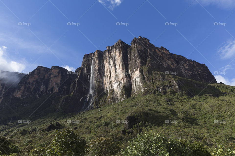 Kukenan Tepui in Venezuela in Canaima National Park.