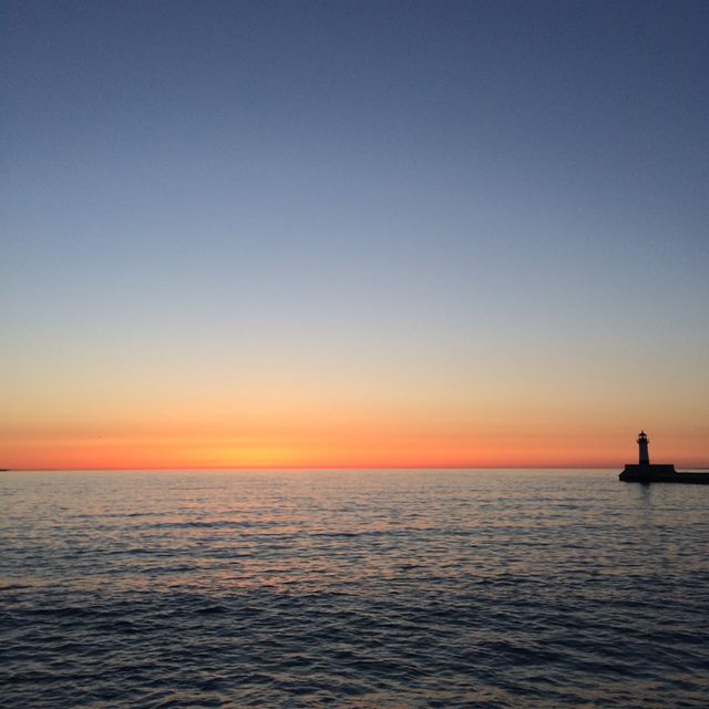 Small lighthouse in Duluth