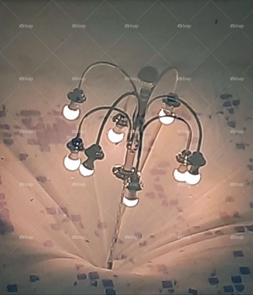 Candlestick reflection in water,chandelier,reflection,water,hanging chandelier,landscape,focus