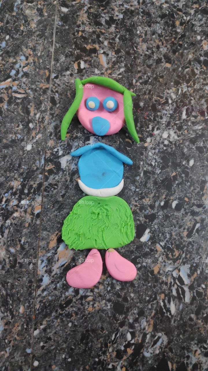 My clay work for fun time