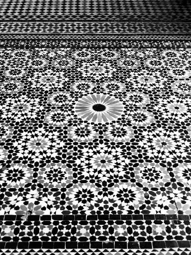Beautiful moroccan zellij