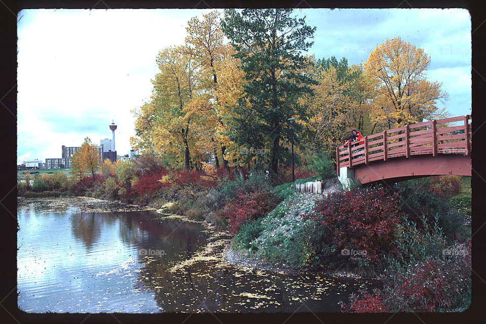 Calgary from Bow River