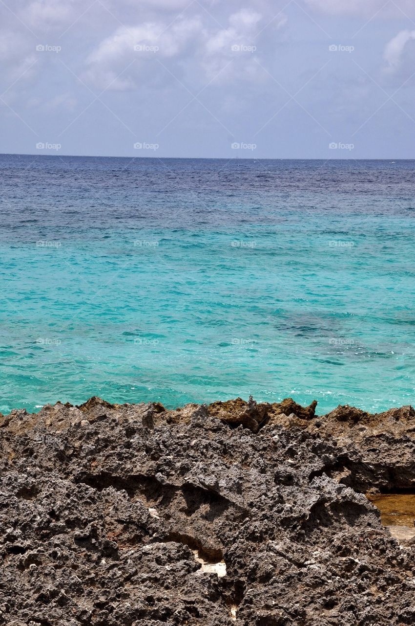 Rocky beach anguilla