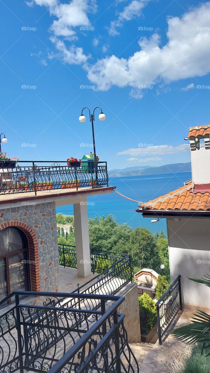 Rooftops on the mountains