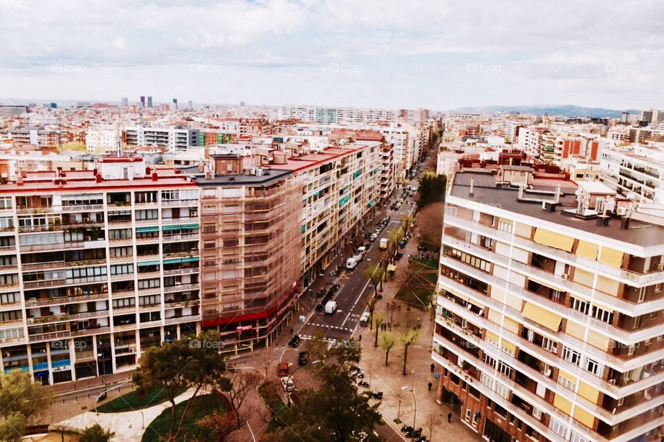 Barcelona cityscape 