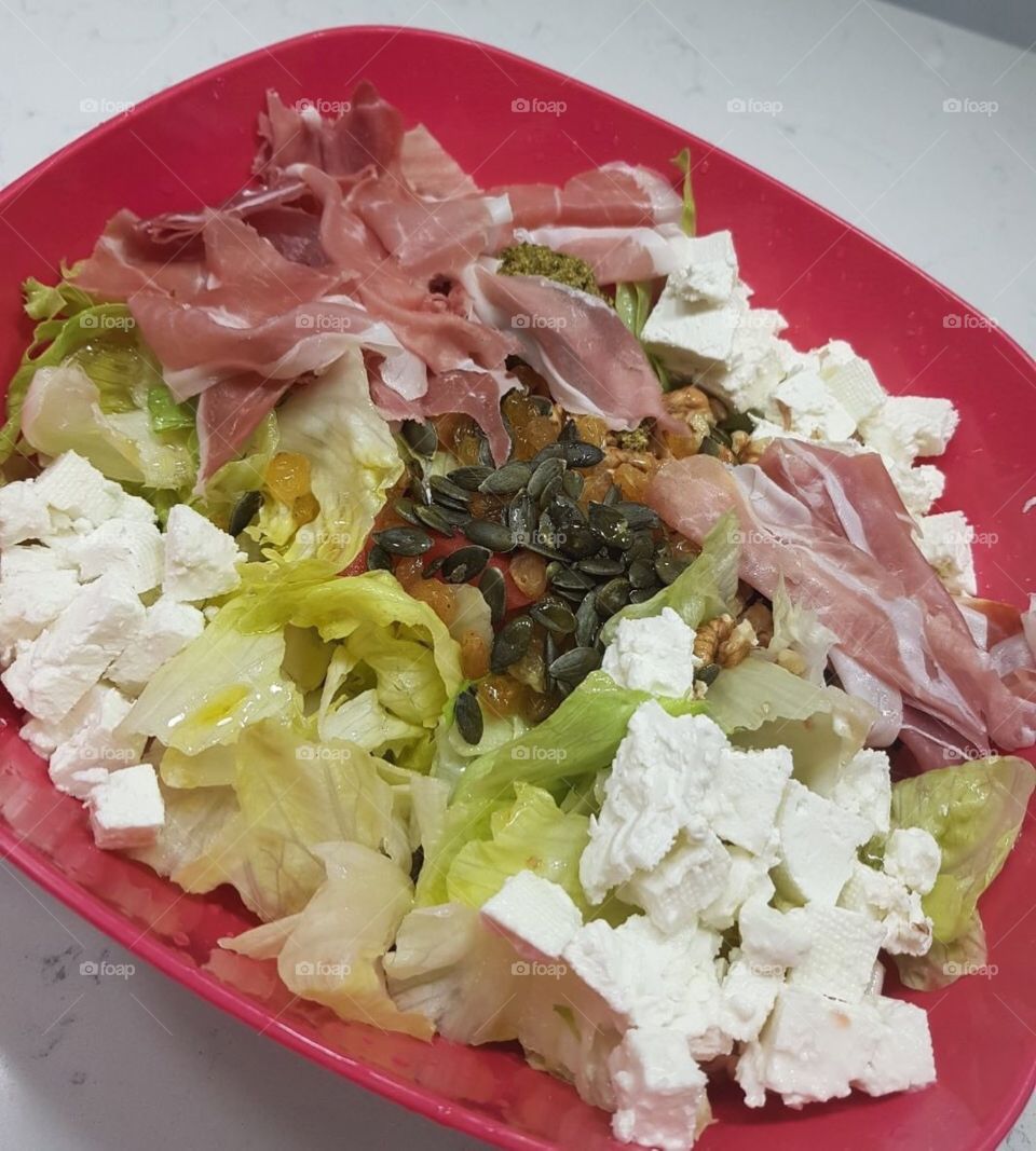 Healthy fresh salad 