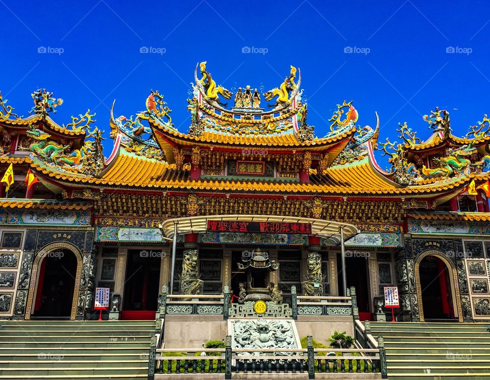 Traditional Taiwanese temple
