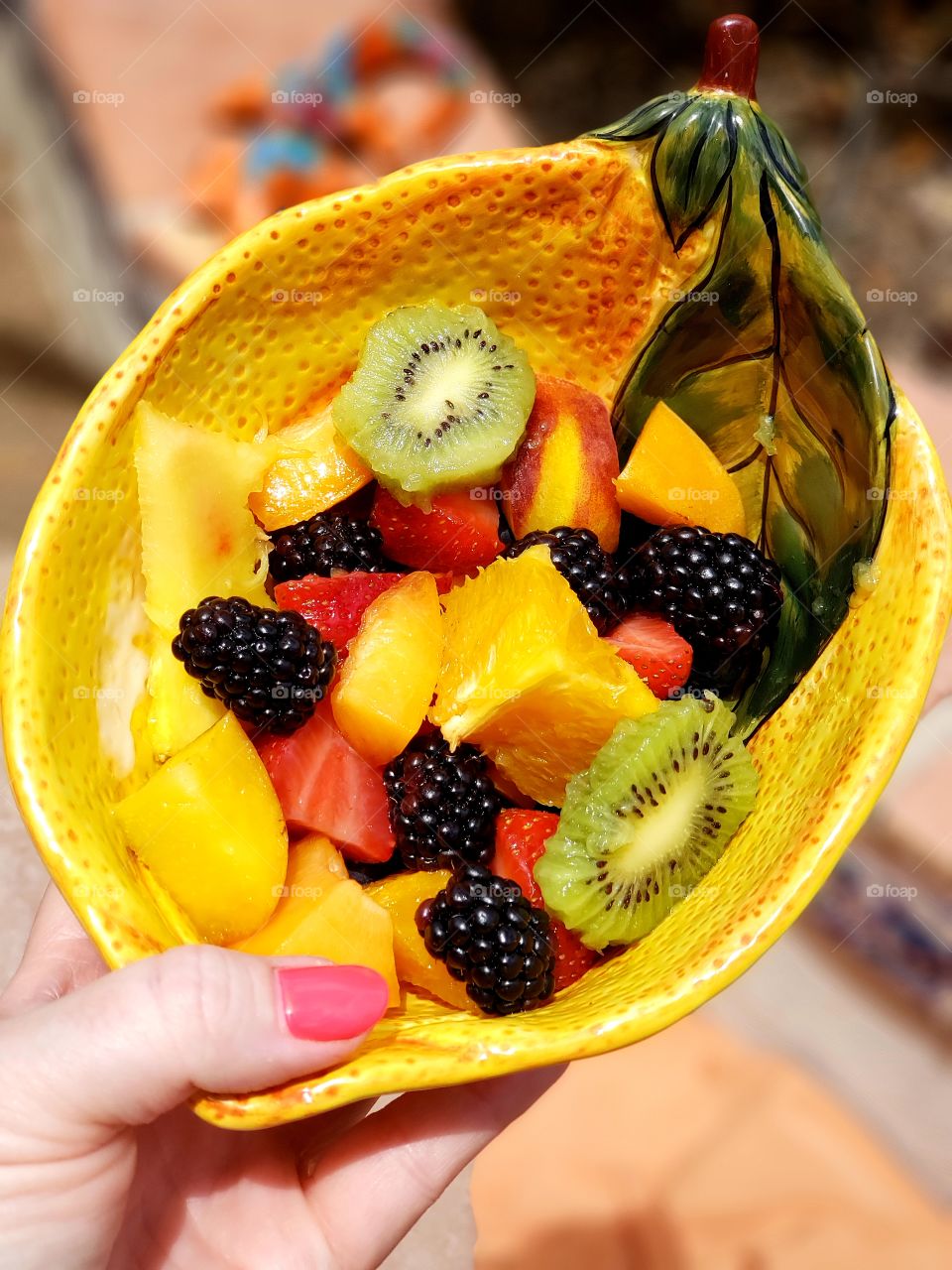 fresh fruit bowl