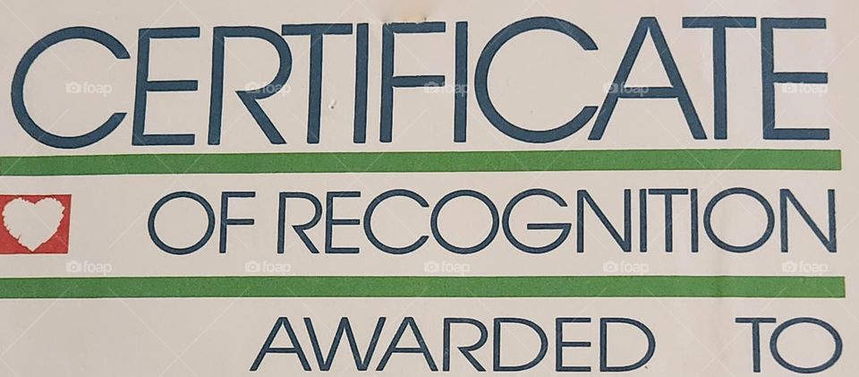 A certificate of recognition is a positive way to show someone that even their smallest efforts have been appreciated