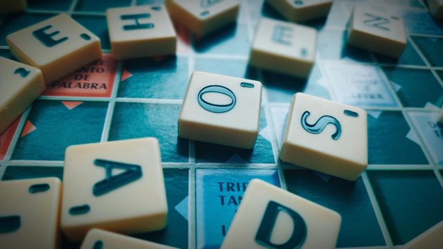 Letters game board.