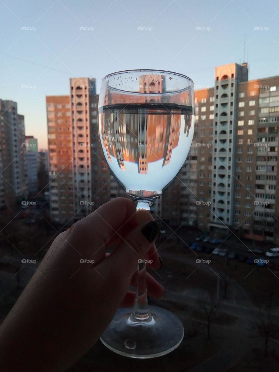 A glass of the city