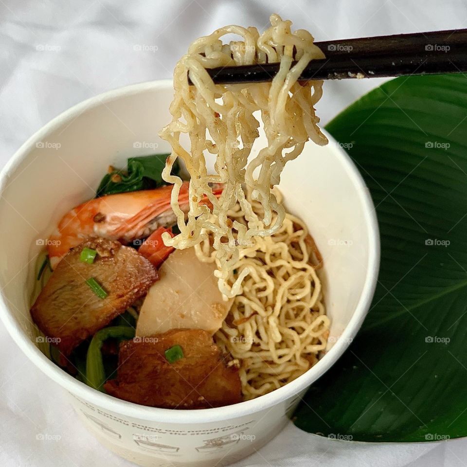 Premium Sarawak kolo mee bowl
