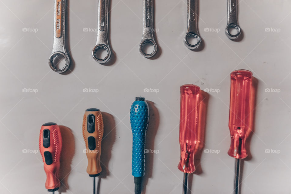 Set of equipment for mechanic