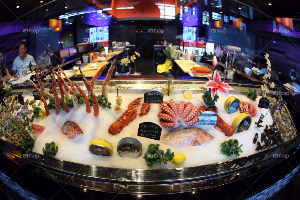 Tsukuro seafood display