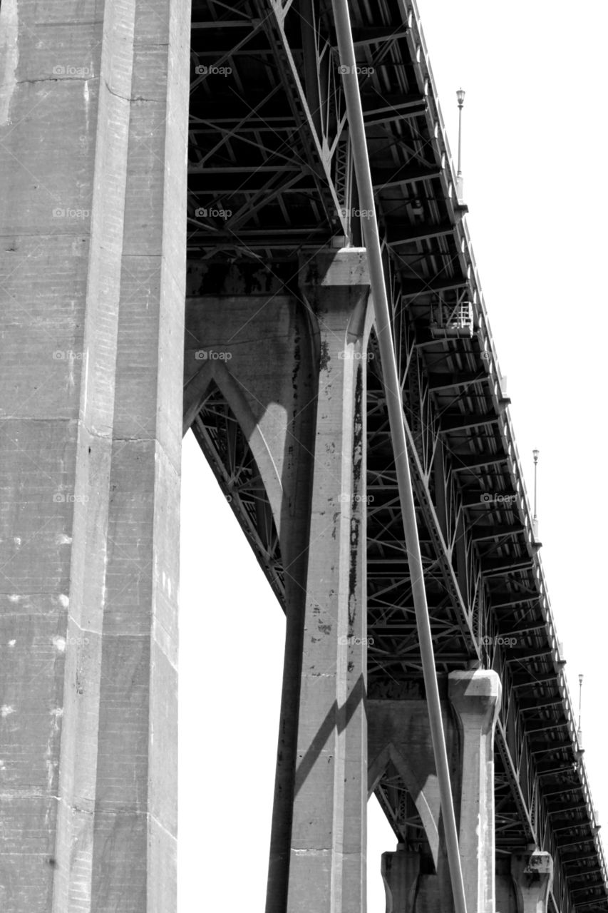 St. Johns Bridge from below. 