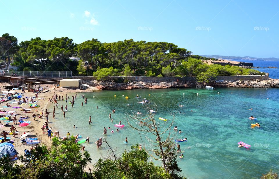 Cala Gracio in Ibiza, Spain