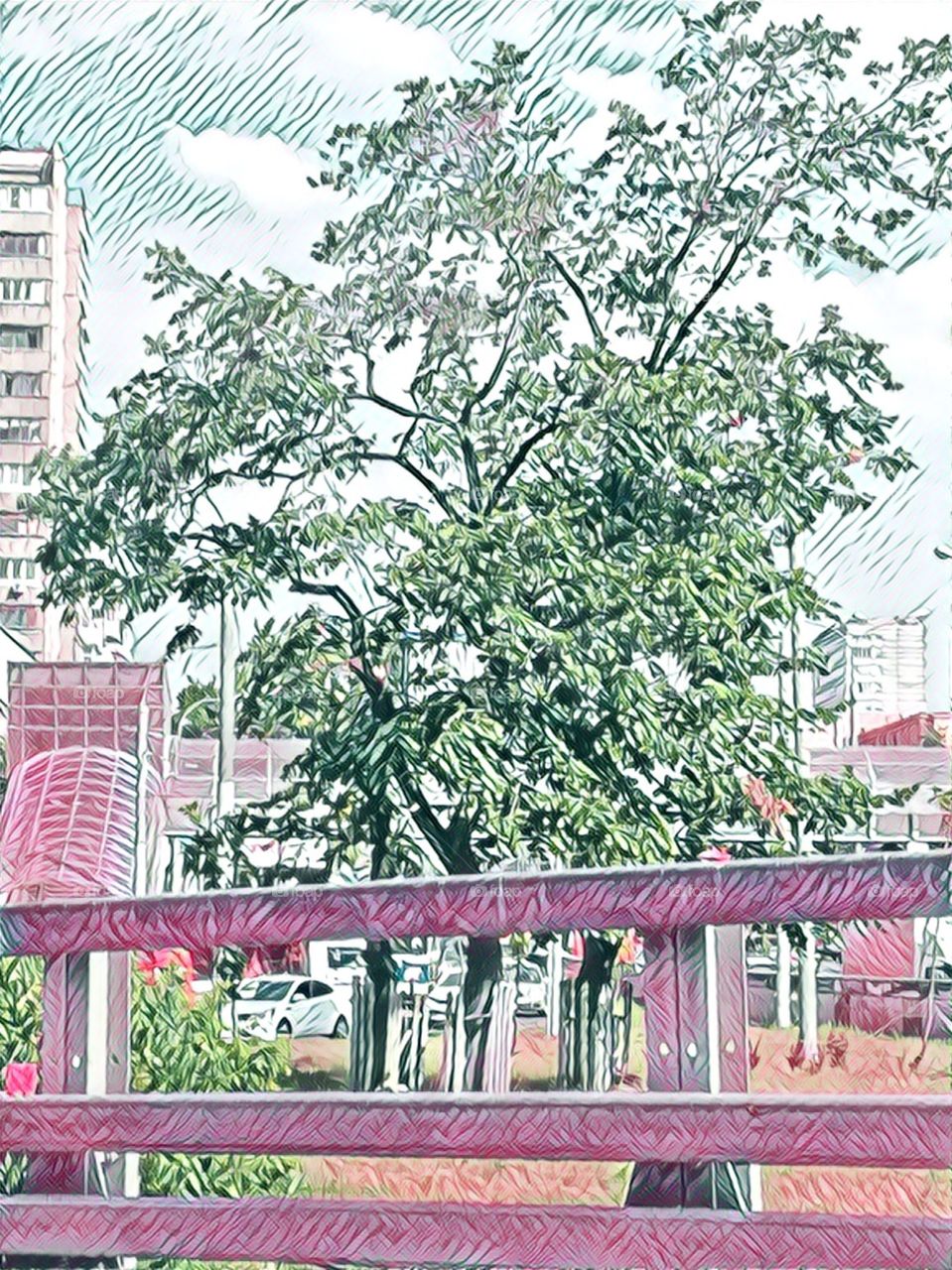 tree on tha way, pink is much better