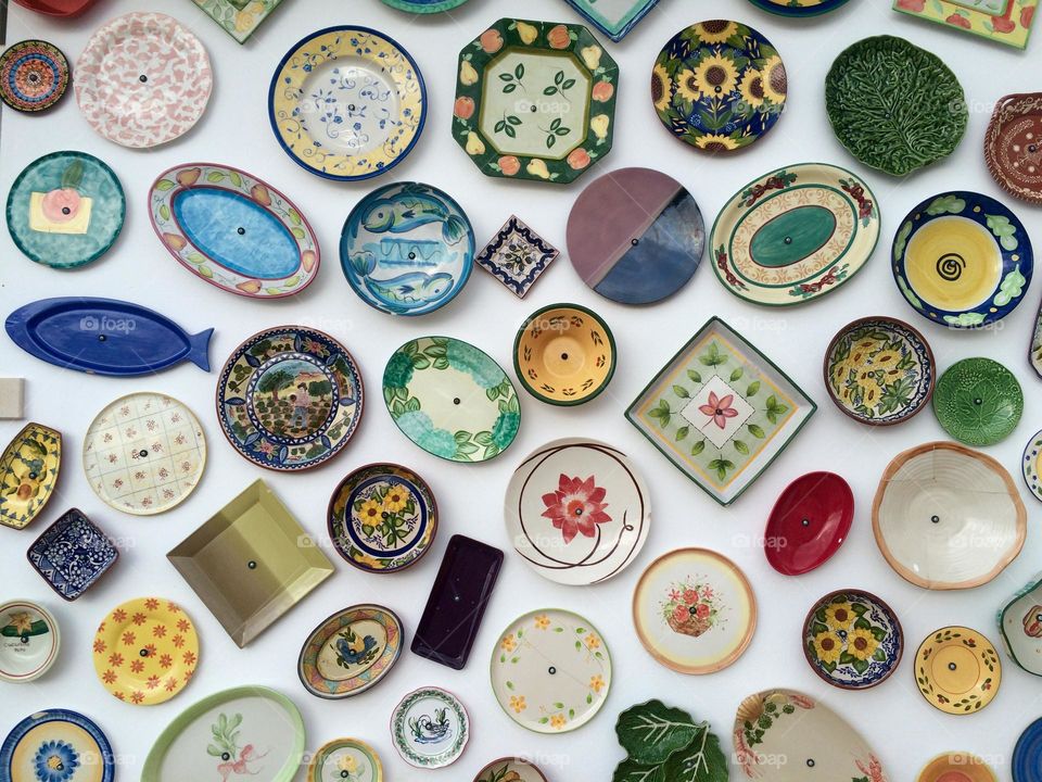 Portuguese ceramic plates
