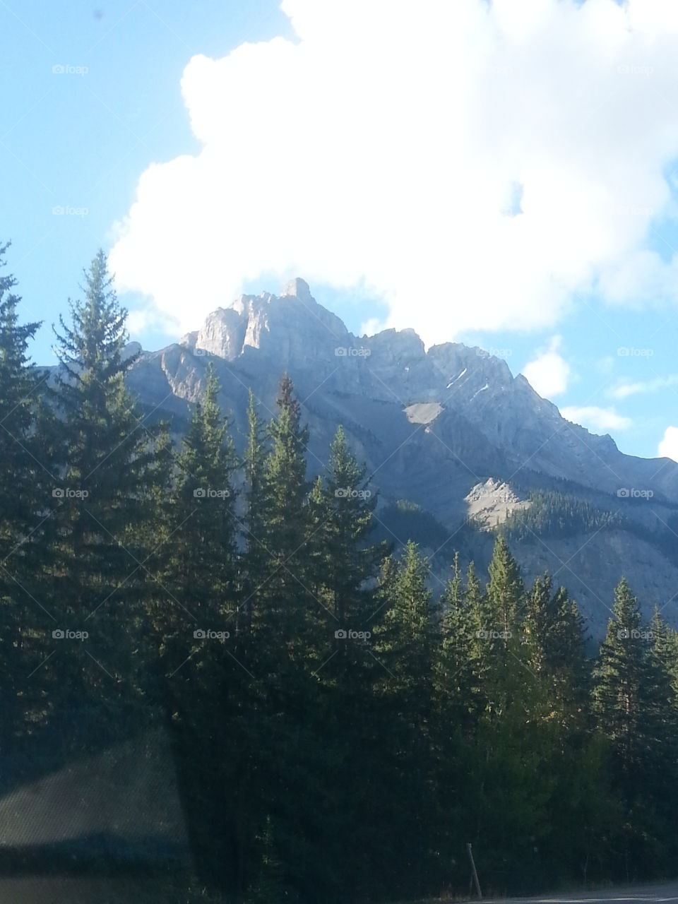 Mountains in Banff Alberta