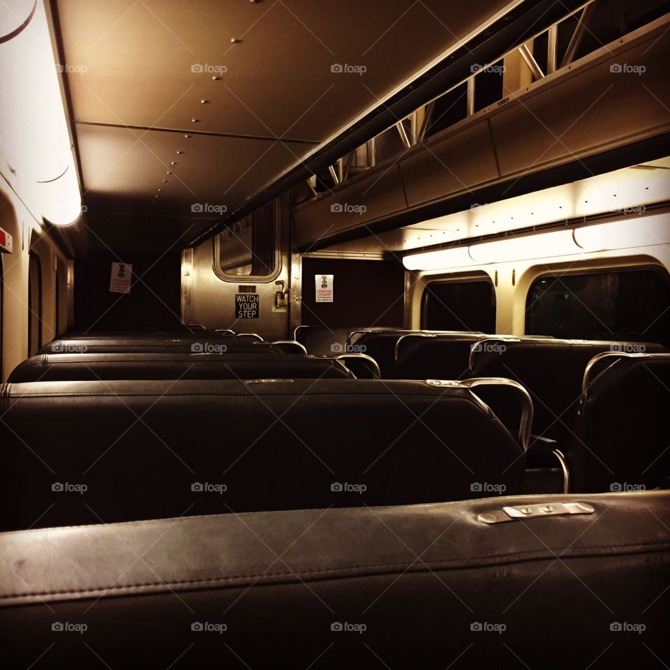 The train at night