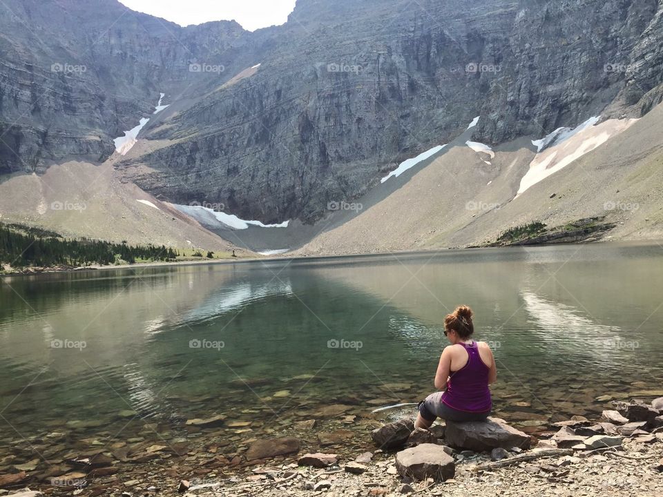 Lake in the Rocky Mountains! 