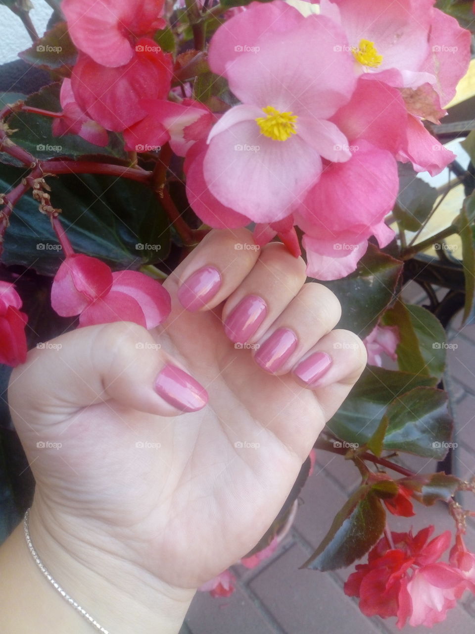 My nails&flower