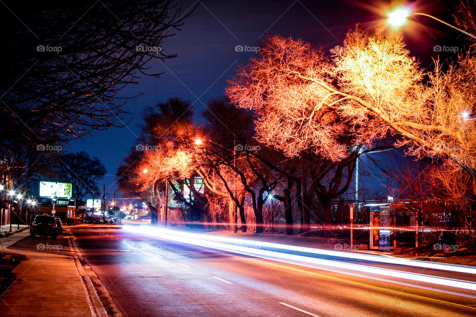 Street at night