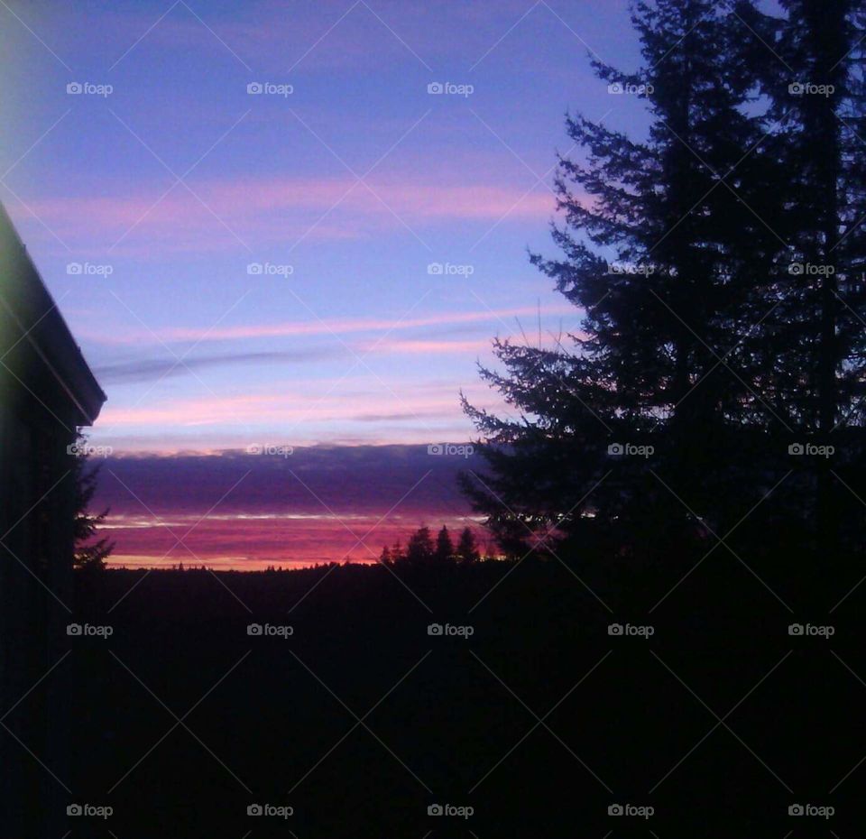 Sunset from my porch