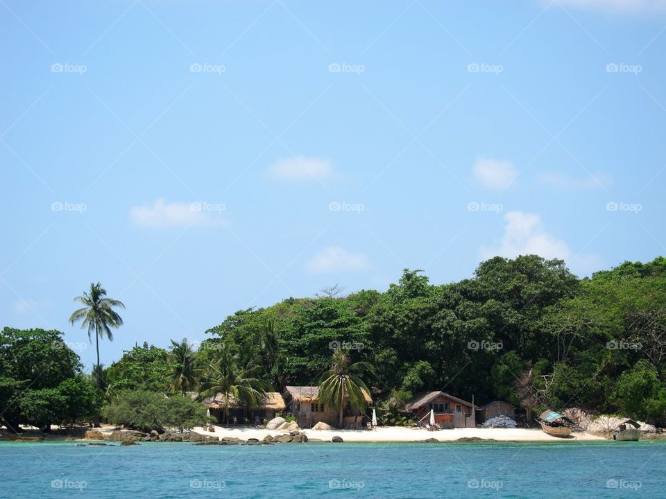private resort in Mun Klang island