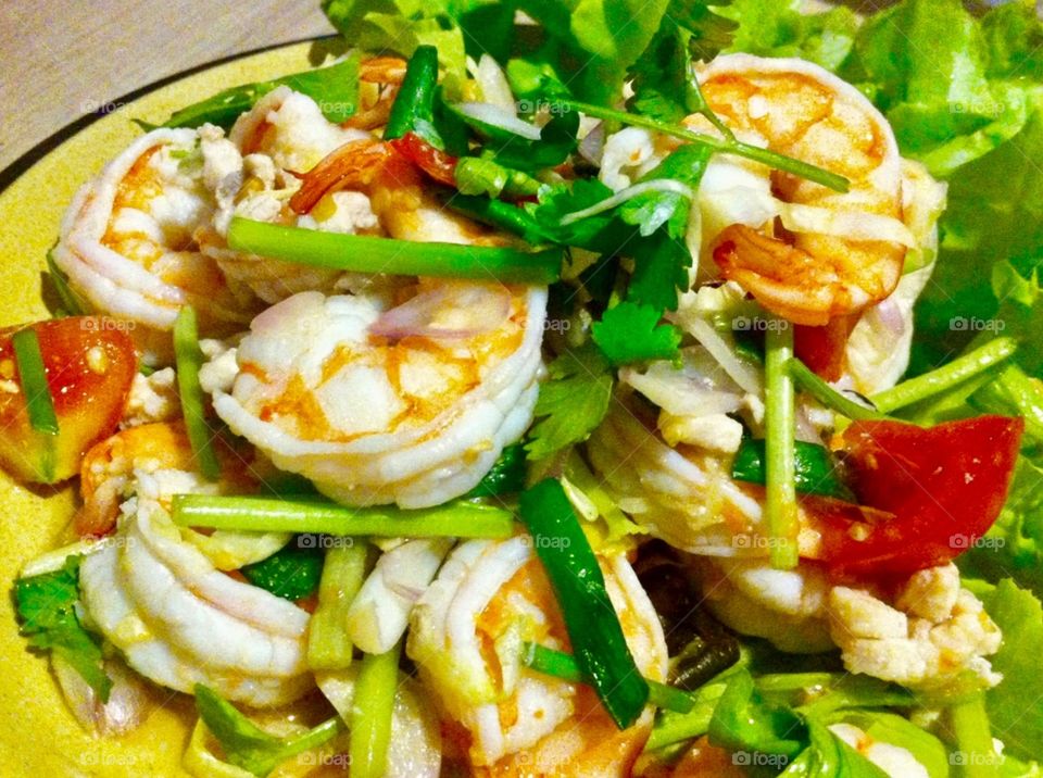 Shrimp salad