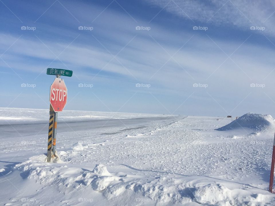 Northern Most Stop Sign