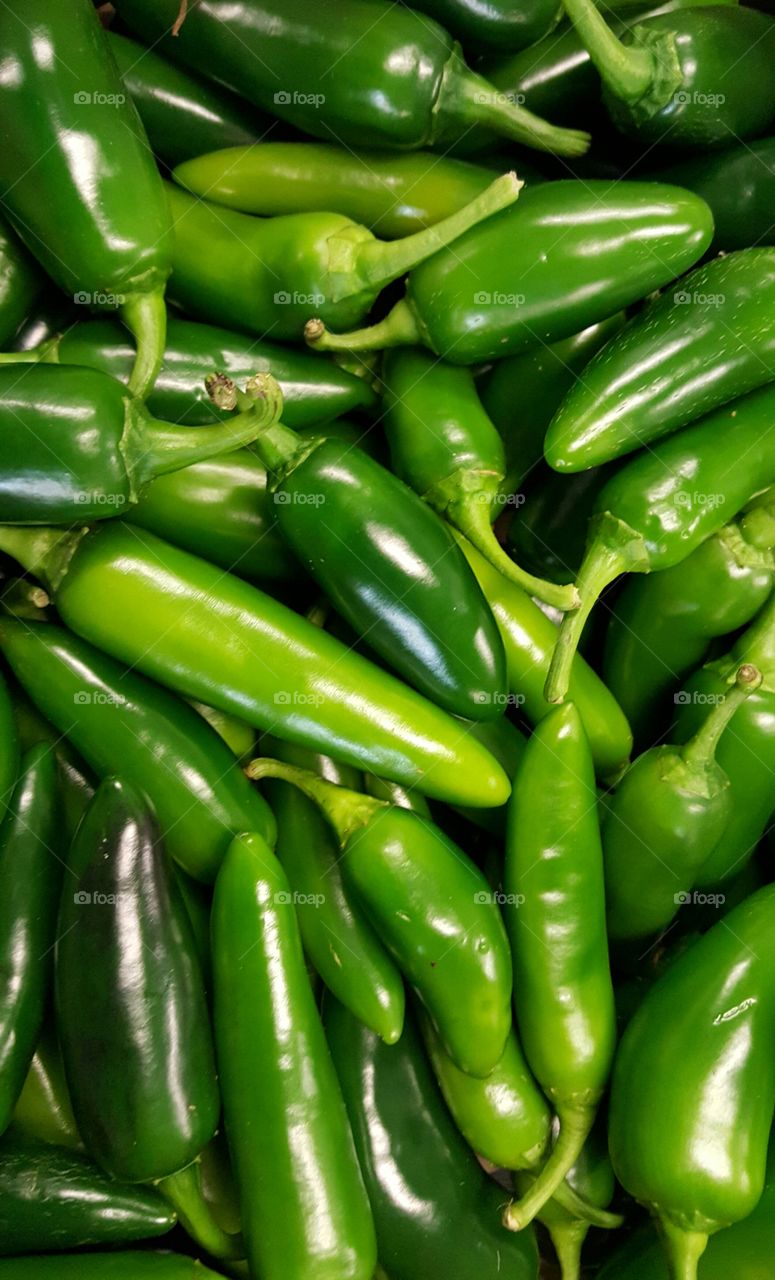 Close-up of green chillies