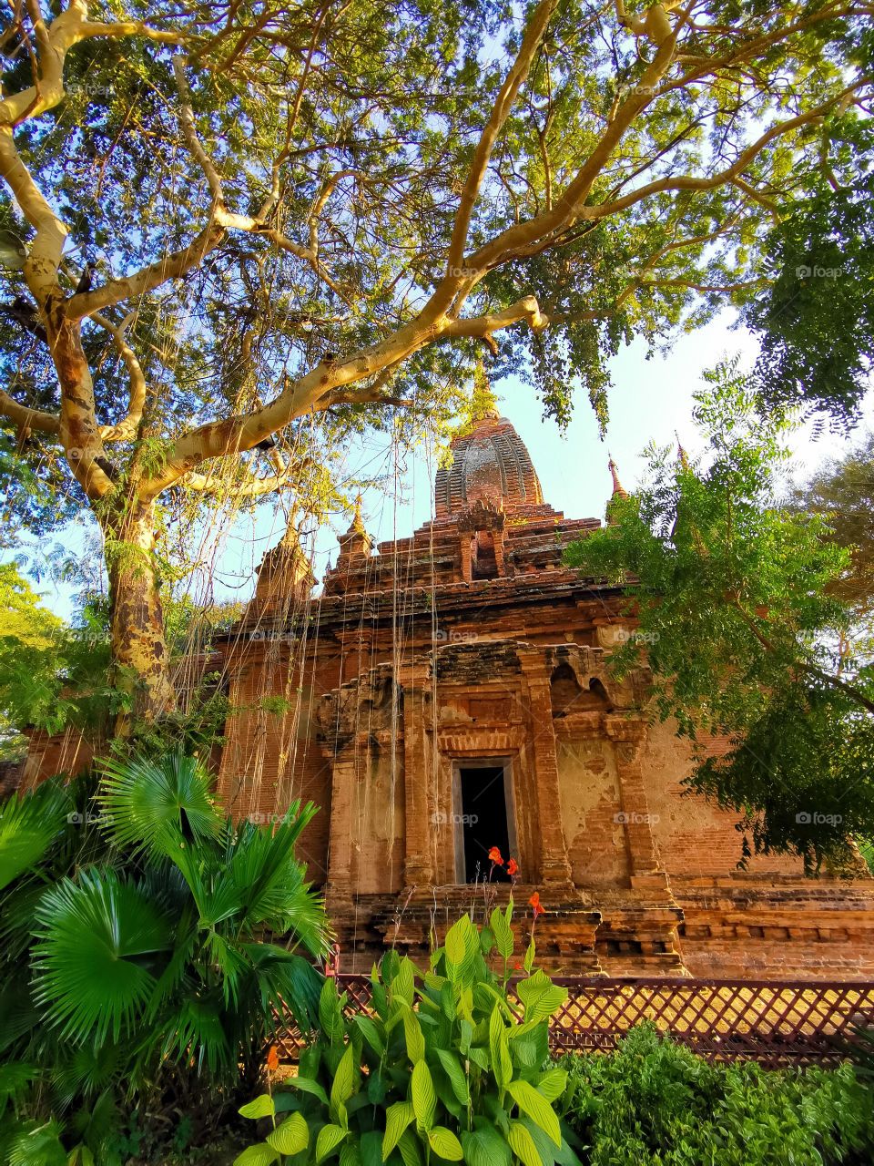 One of the thousands of pagodas dotting the landscape of Bagan, Myanmar. This particular one was on the property of the hotel I was staying at.