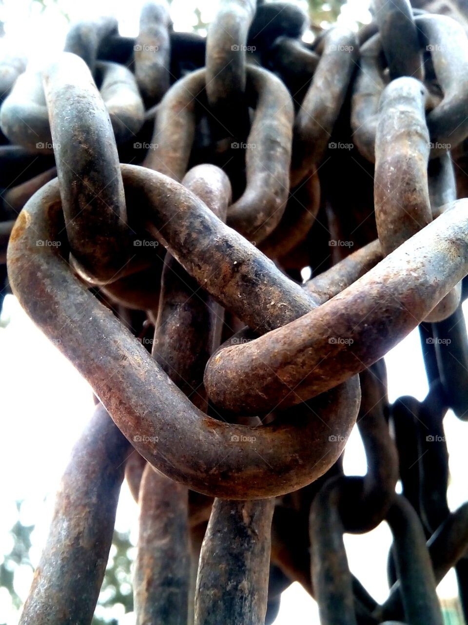 Iron, Chain, Steel, Connect, Rusty