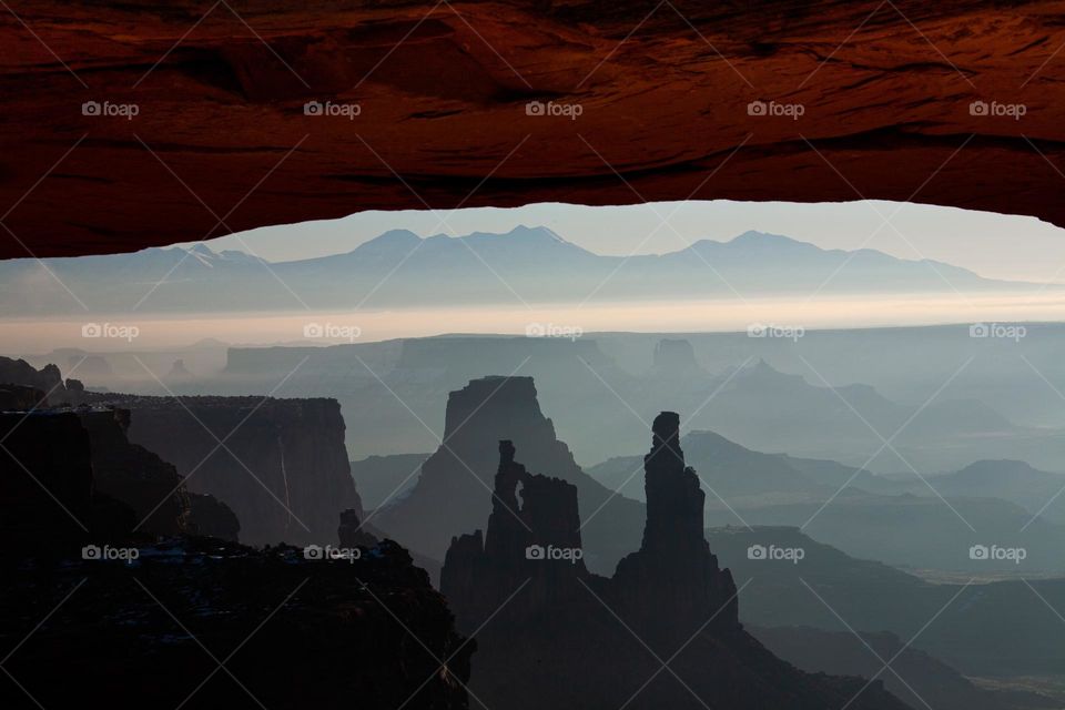 Sun rise in Canyon Lands National Park 