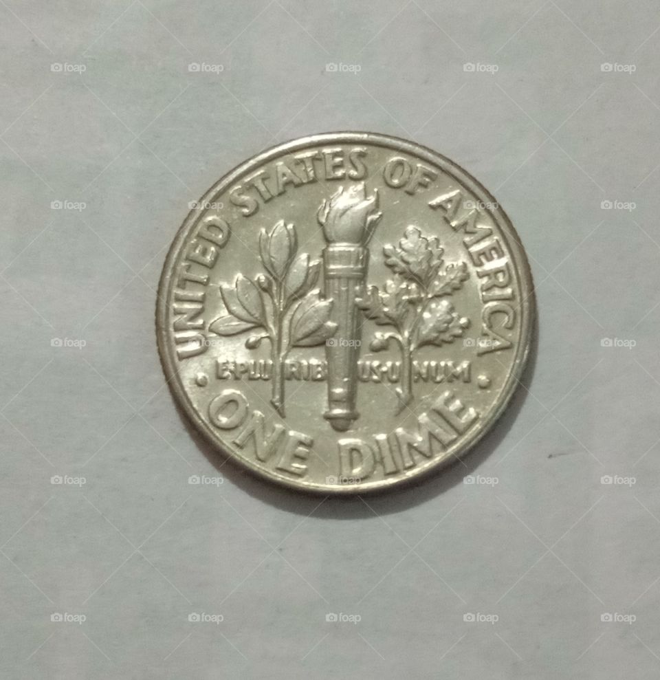 1 Dime coin from USA