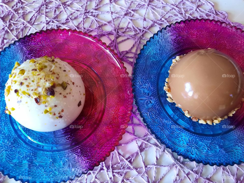 Vanilla and chocolate