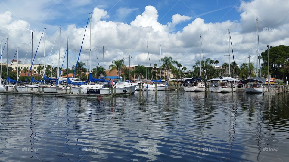 Water, Sea, Boat, Harbor, Yacht