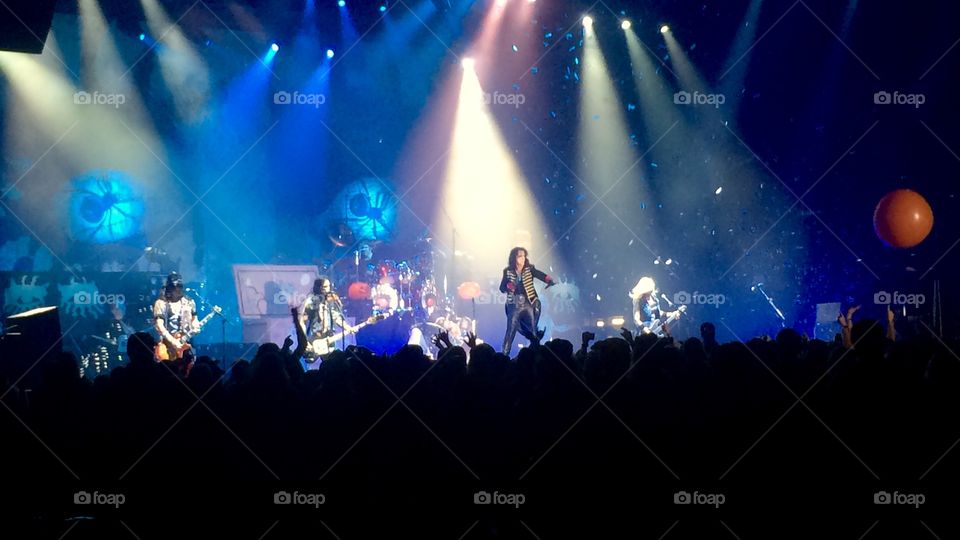 A view of the stage. 