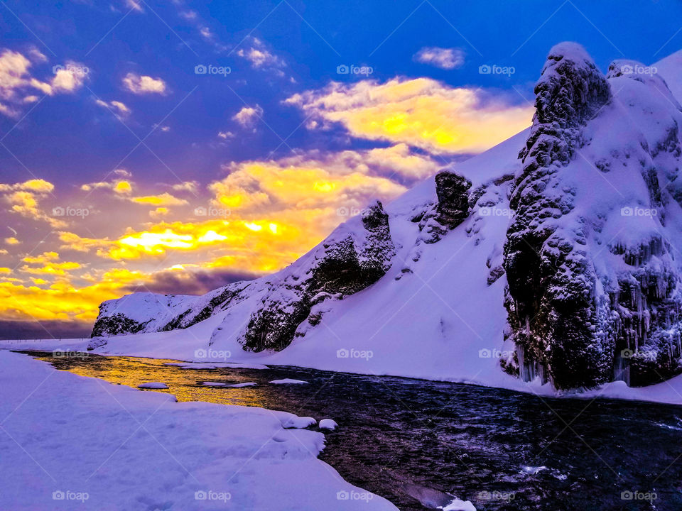 Sunsets in Iceland