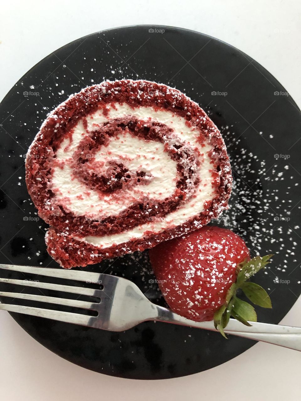 Red velvet cake roll