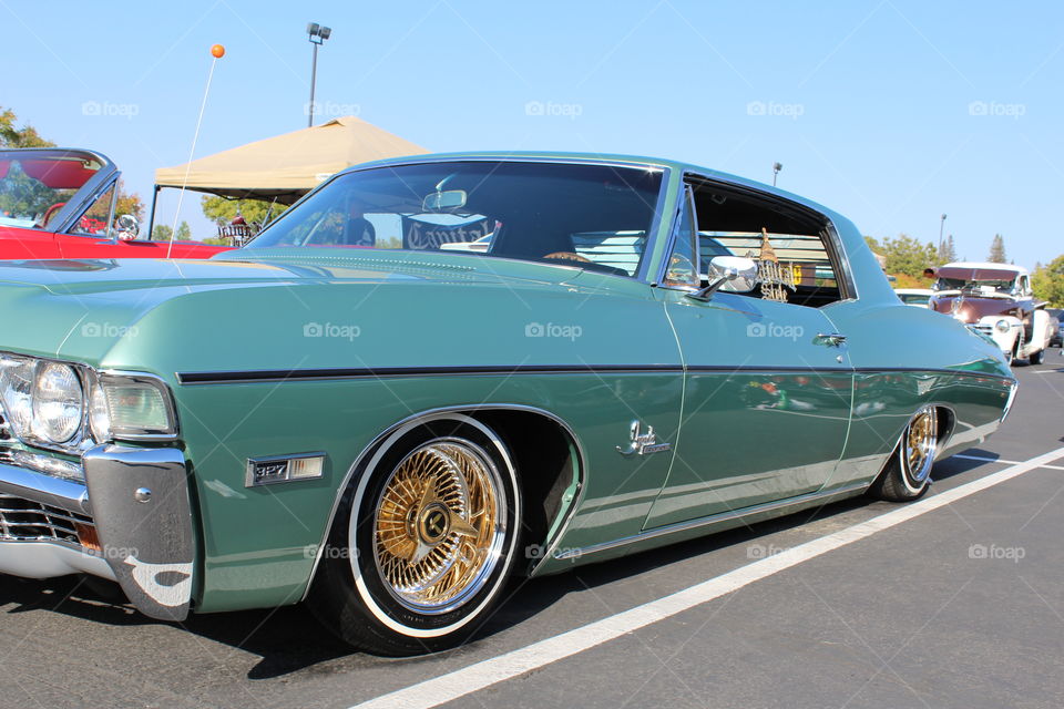 gold spoke rim classic