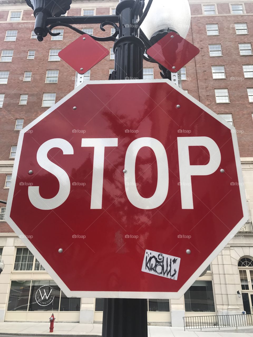 A stop sign in Albany NY