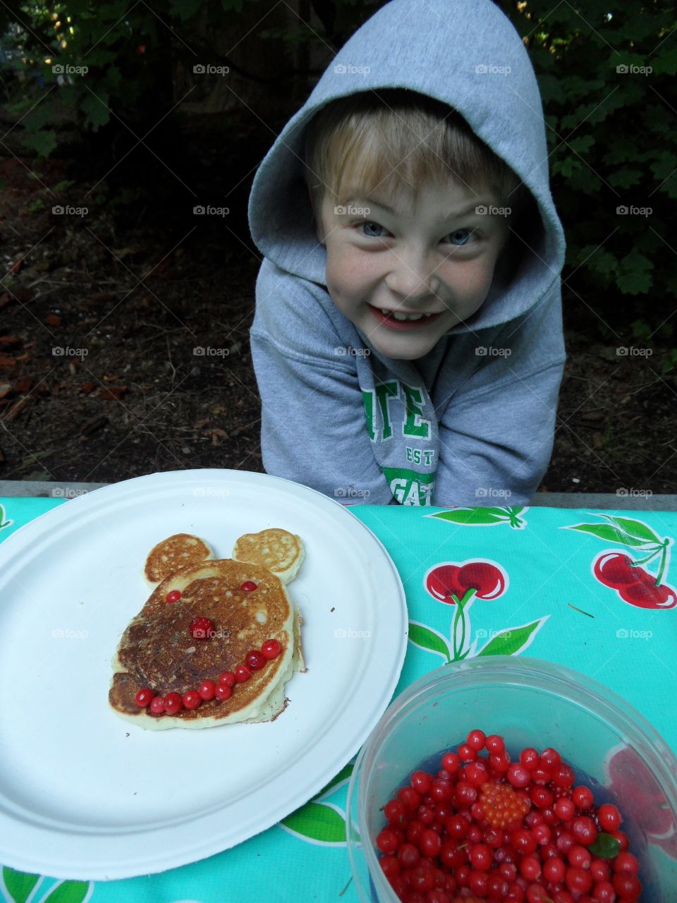 huckleberry pancakes