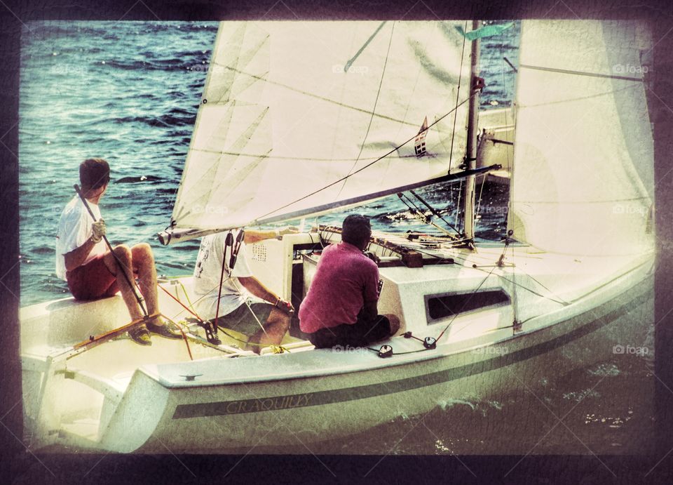 Sailing. South of France